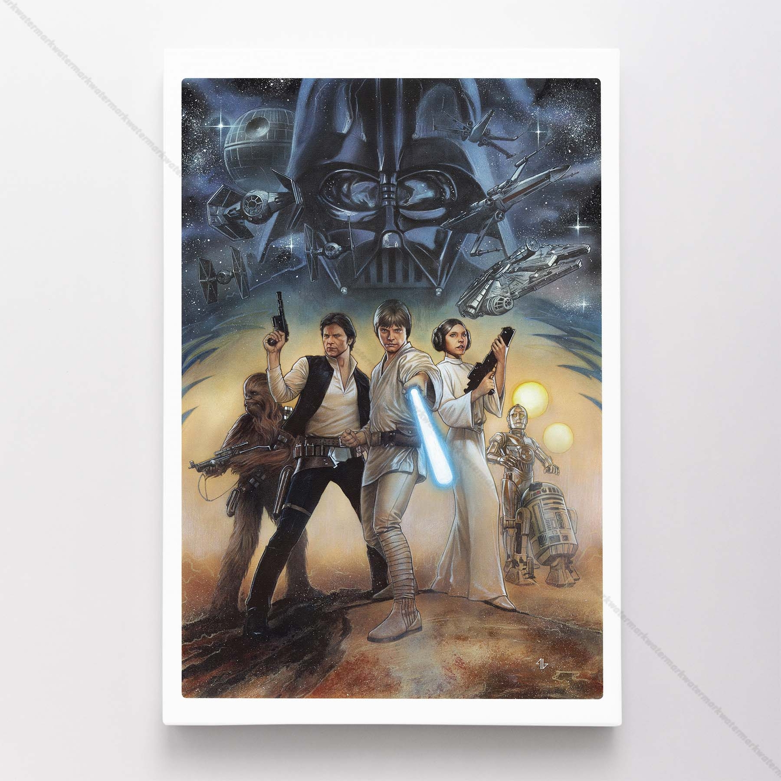 Star Wars Poster Canvas Movie Comic Art Print #169