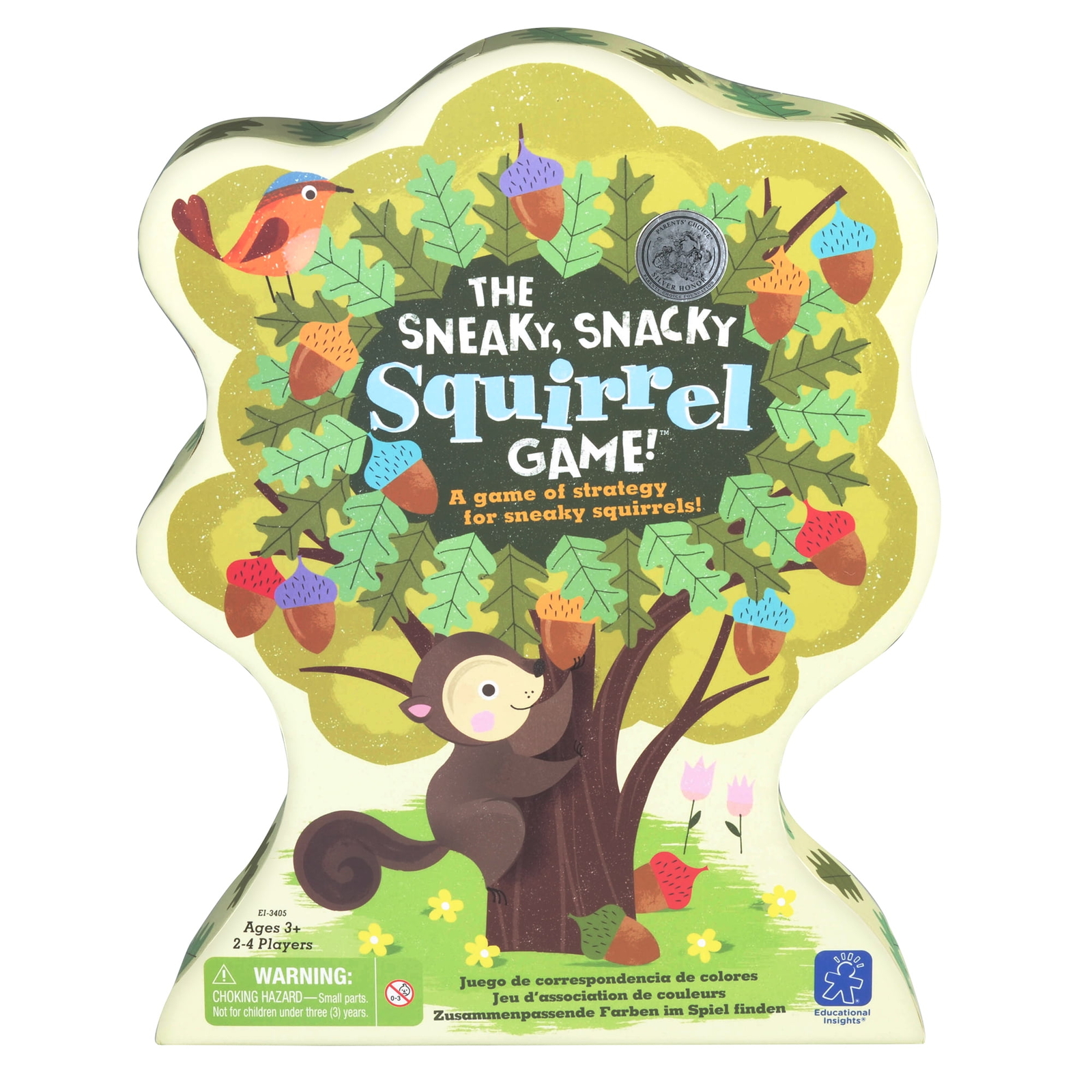 Educational Insights the Sneaky, Snacky Squirrel Game, Toddler & Preschool Board