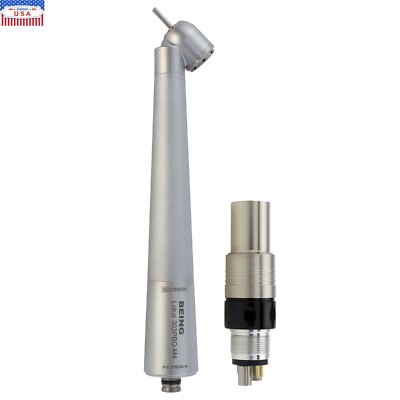 BEING Dental 45 Degree Surgical Handpiece High Speed & NSK LED Coupler 6 Holes