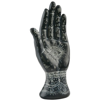 Design Toscano Higher Plane of Perception All-Seeing Eye Palmistry Hand Statue