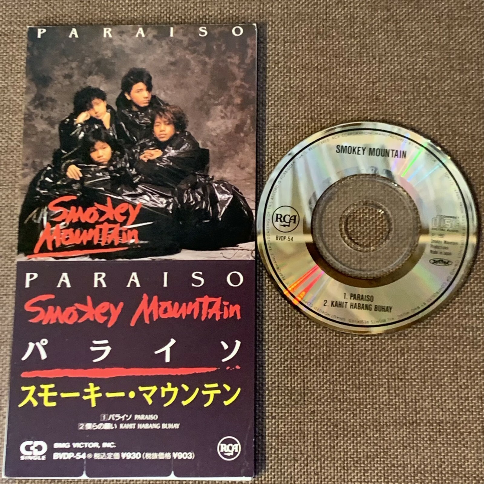 SMOKEY MOUNTAIN Paraiso / Kahit Habang Buhay JAPAN 3