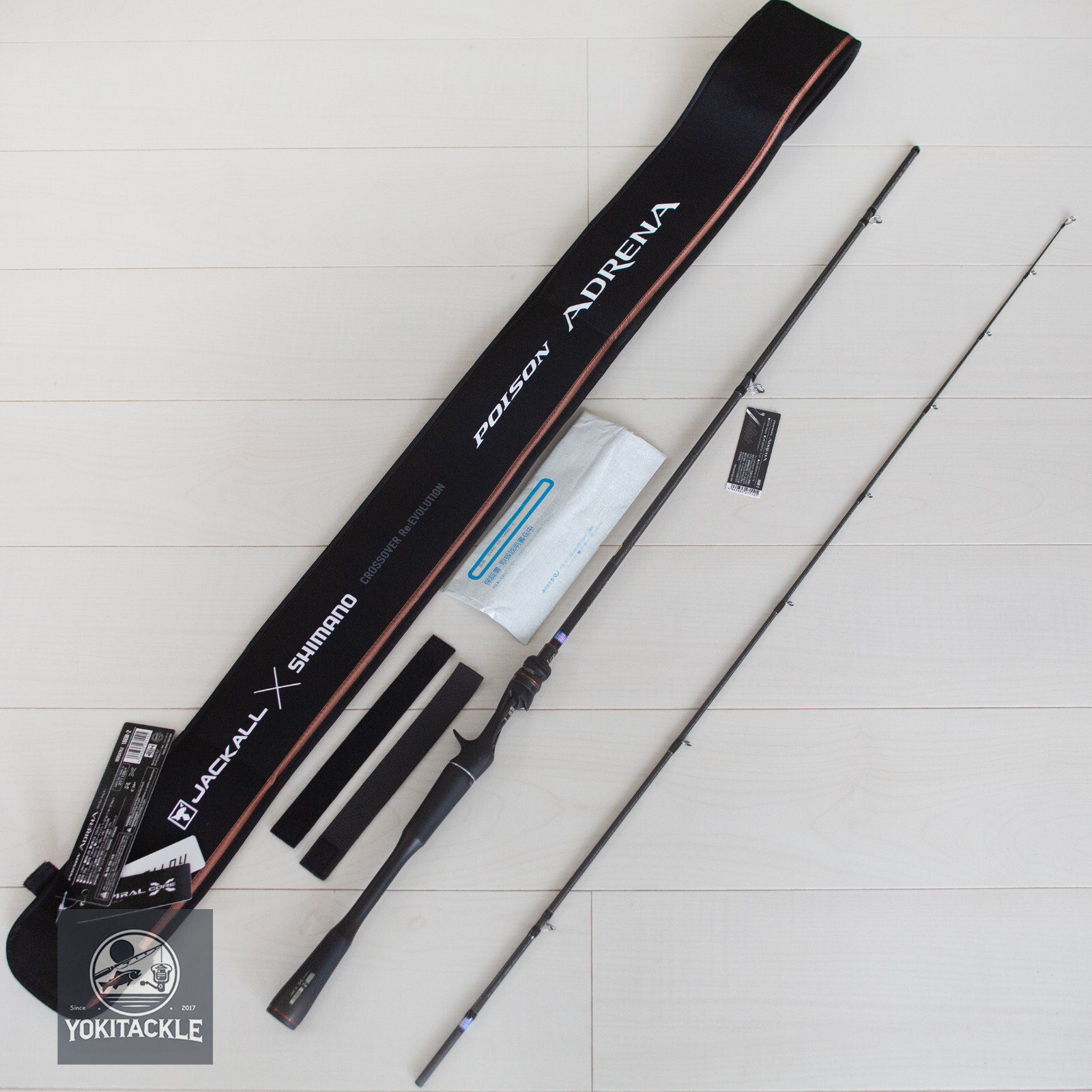 Shimano JACKALL 24 Poison Adrena 166M-2 Baitcasting rod Shipping