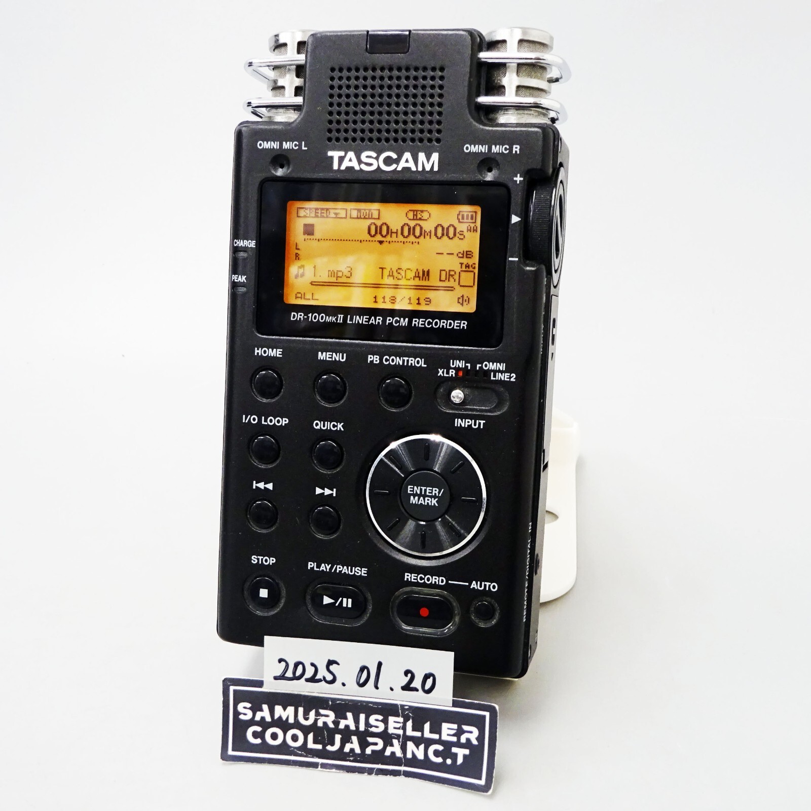 TASCAM DR-100MK2 Linear PCM Recorder ④ TASCAM DR-100MK2 Linear PCM Recorder ④ DR-100MKII | リニア PCM