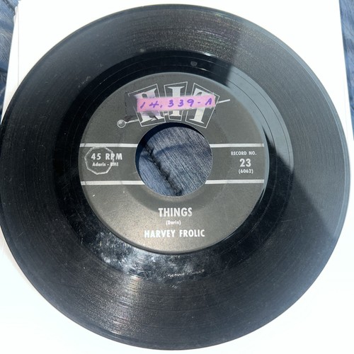 HARVEY FROLIC & CONNIE LANDERS Things/Heart In Hand 45 7" POP Record Vinyl HIT