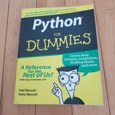 Python for Dummies by Stef Maruch: Used
