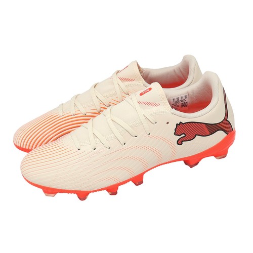 Puma Future 9 Play FG/AG Ivory Orange Men Unisex Soccer Cleats 109170-01