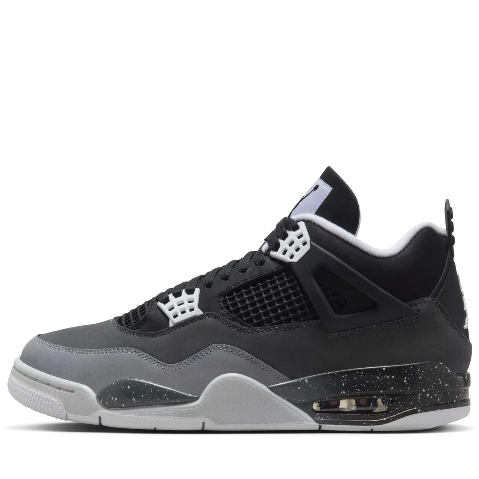 Nike Air Jordan 4 Retro Fear Black White FQ8138-002 Mens GS Nike Air Jordan 4 Retro Fear Black White FQ8138-002 Mens GS