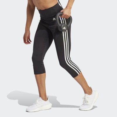 

Спортивные леггинсы adidas Designed to Move с высокой посадкой и тремя полосками 3/4, женские