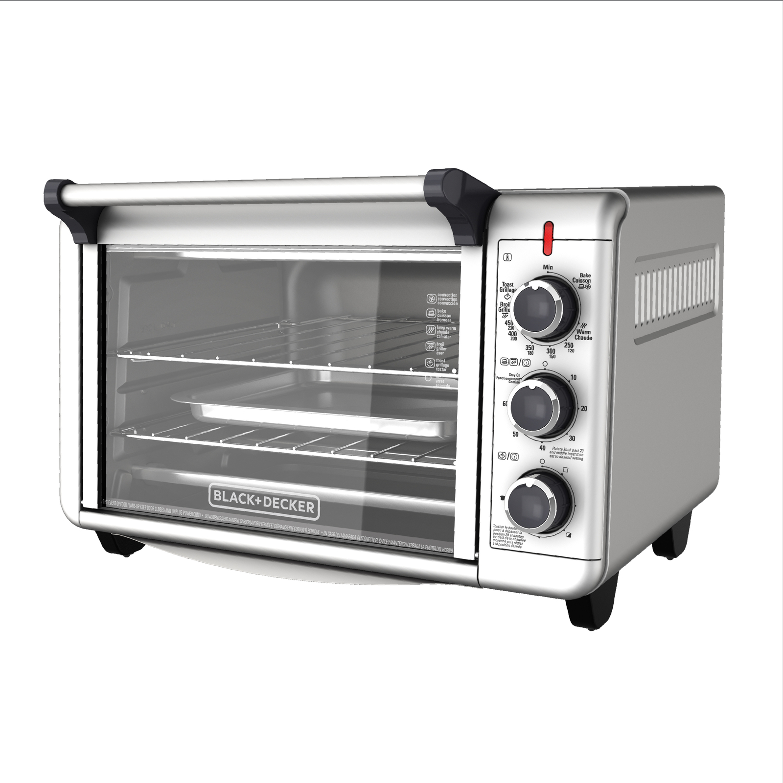 black and decker oven selector