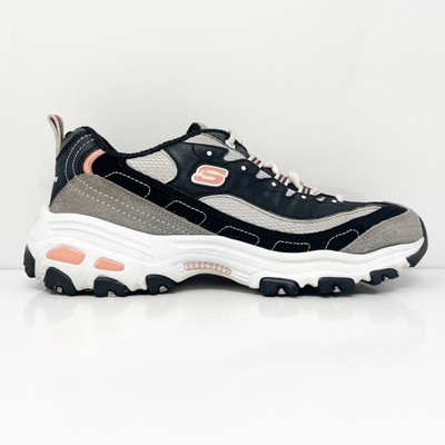 

Skechers Womens D Lites 11947 Черная повседневная обувь Кроссовки Размер 8, Черный, D Lites