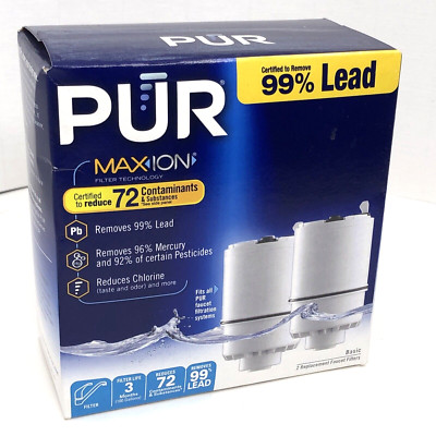 2 PUR Maxion Replacement FAUCET Filter Refill Basic (One 2 Pack) RF-3375