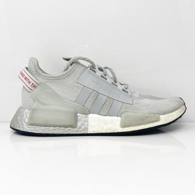 

Adidas Boys NMD R1 V2 FW8049 Серые кроссовки для бега Размер 4,5, Серый, NMD R1 V2