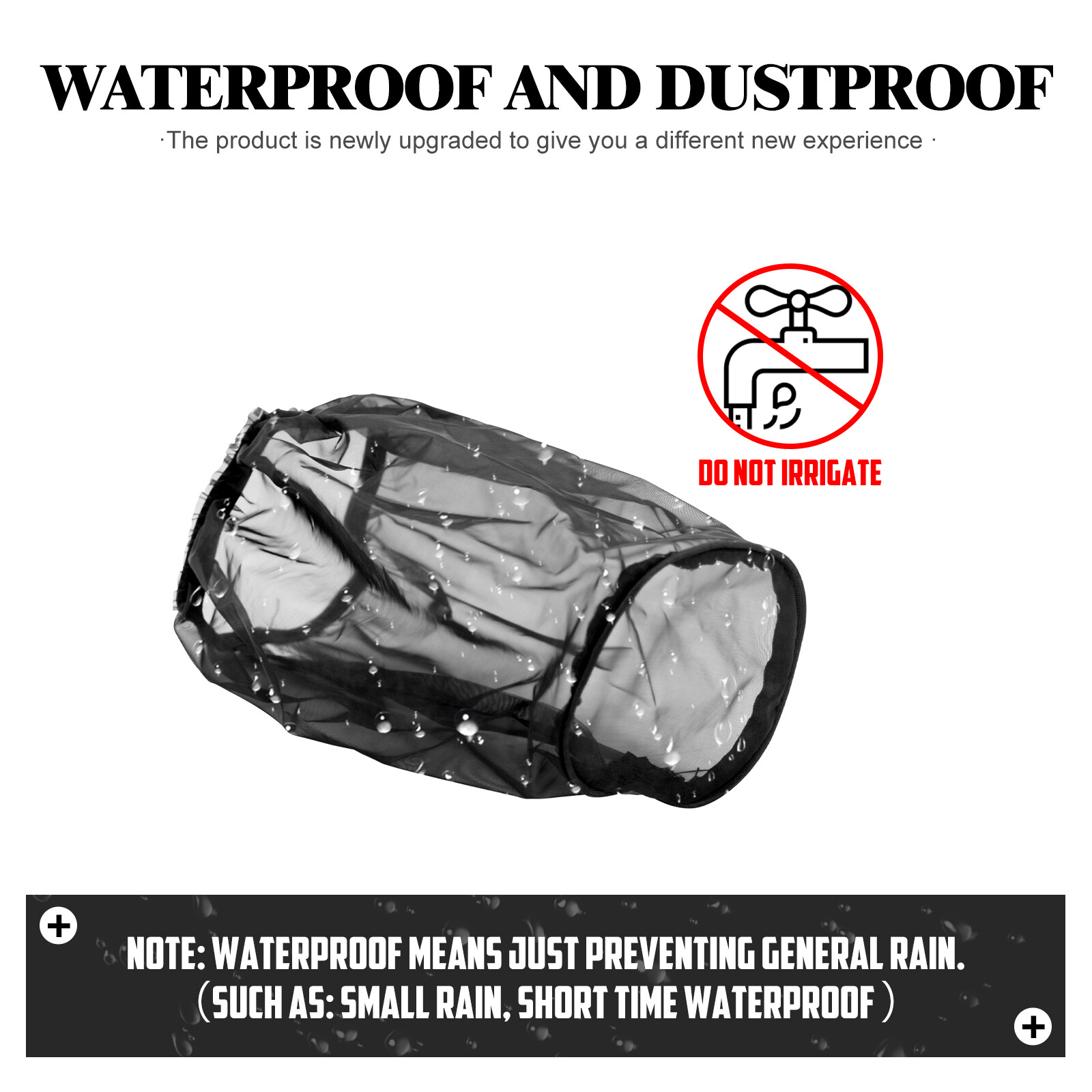 1 PCS Waterproof Air Filter Rain Sock Dustproof Protective Cover Fit For Harley