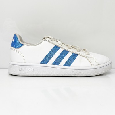 

Adidas Boys Grand Court EG5135 Белая повседневная обувь Кроссовки Размер 13K, Белый, Grand Court