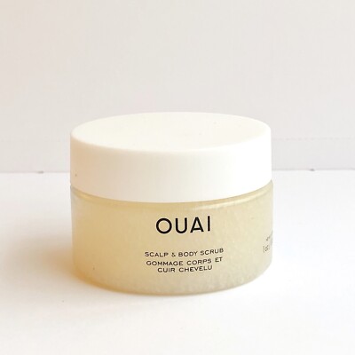 OUAI Haircare Scalp & Body Scrub Deluxe Sample Size Mini 1 oz/30 g