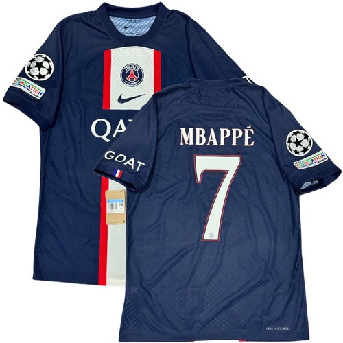 2022/23 PSG Authentic Home UCL Jersey #7 Mbappe Medium Nike