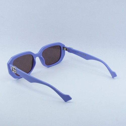 Pre-owned Gucci Gg1535s 004 Lilac/pink Gg Pattern 55-18-140 Sunglasses Authentic