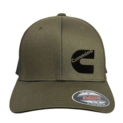 Cummins Diesel Flex-Fit Hat Mechanic Dad Father Bday Gift Cap