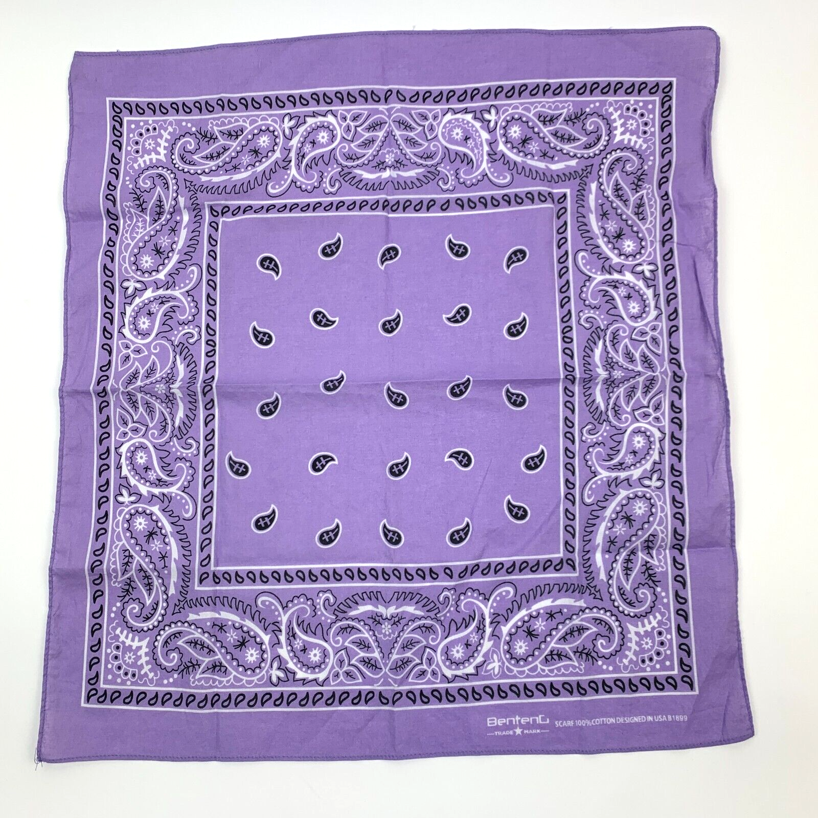 小物 90s  WASHFASTCOLORS cross bandana WHITE 小物 90s WASHFASTCOLORS cross bandana WHITE Vintage 90s