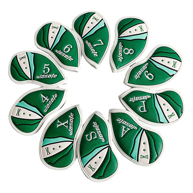 S Club Head Covers With Number Tags