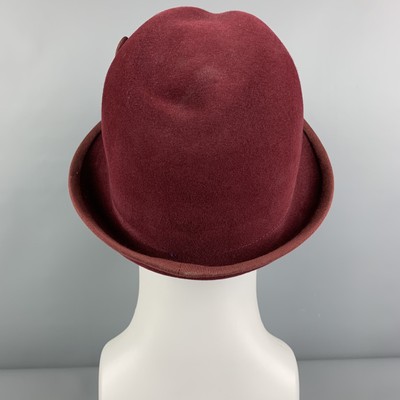 Vintage ROD KEENAN Burgundy Felt Derby Hats | eBay display picture 3