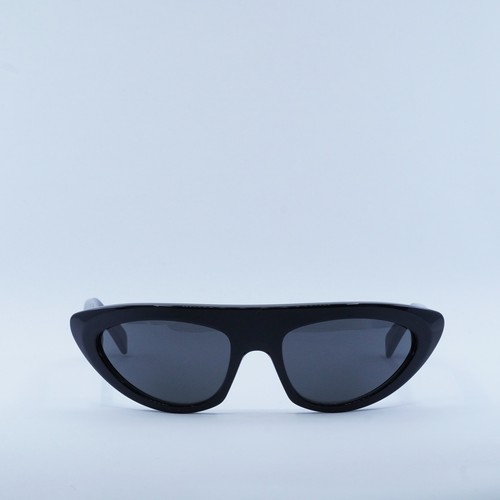 Pre-owned Celine Cl40261i 01a Shiny Black/smoke 60-19-125 Sunglasses Authentic In Gray