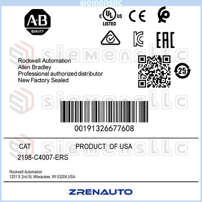 2198-C4007-ERS  AB Kinetix 5300 400V Class Servo Drive Spot Goods #PLY0