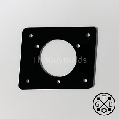 EZGO TXT RXV 48v - 72v golf cart Noco GCP1 110v AC Port Adapter Plate - Acrylic