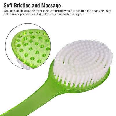 Long Handle Bath Body Brush Soft Back Shower Exfoliating Skin Scrubber Massager