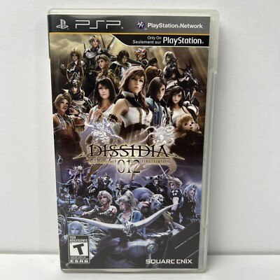 Dissidia 012 Final Fantasy (Sony PSP, 2011) Complete CIB - TESTED & Working !