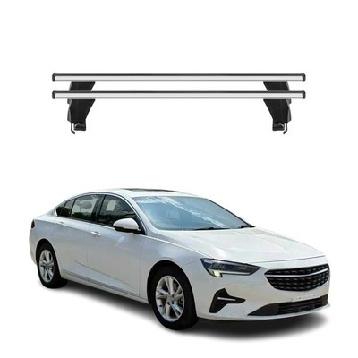 Fits 2018-2020 Buick Regal Sportback Top Roof Racks Cross Bars 2Pcs Gray Alu