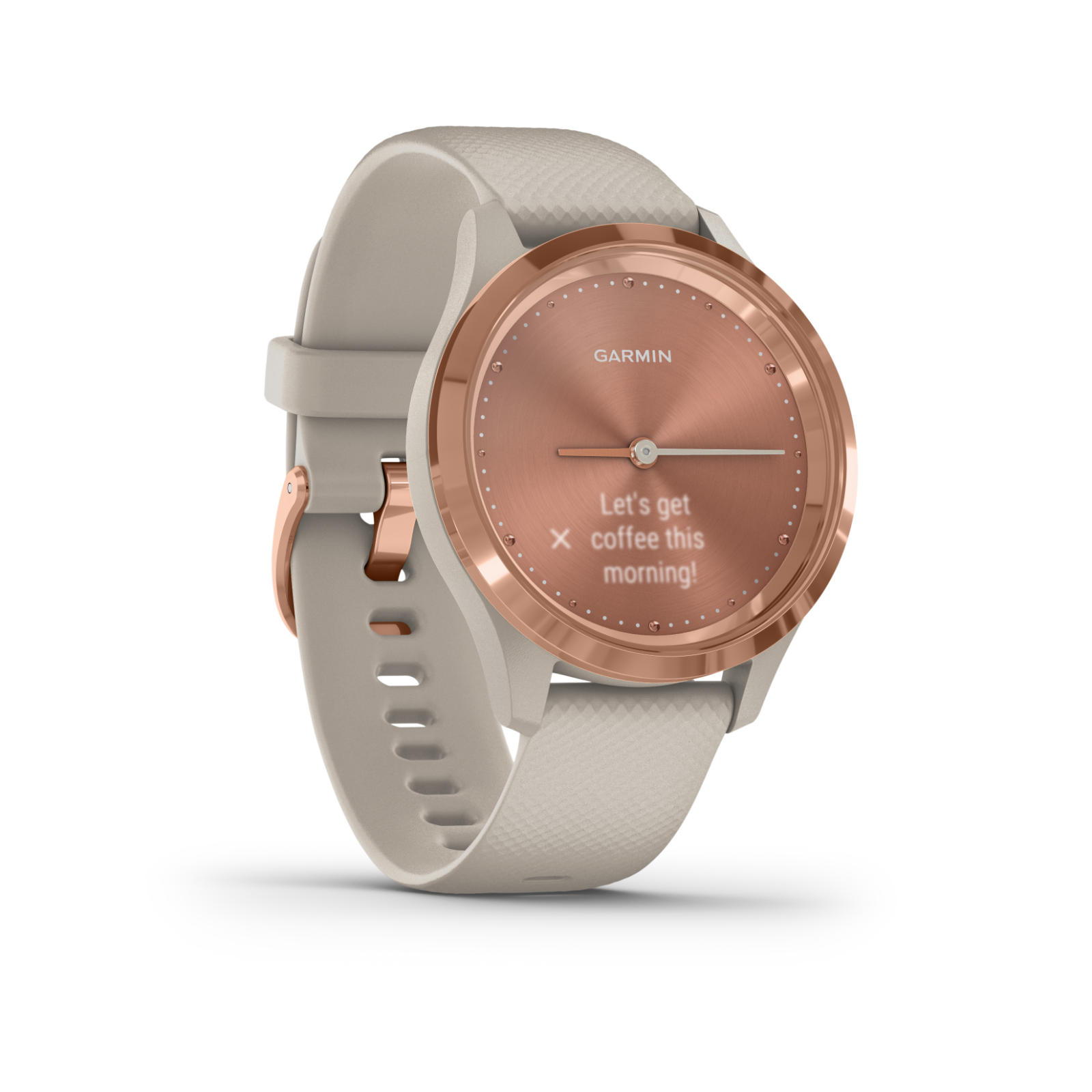 Garmin vivomove 3S Rose Gold/Light Sand |010-02238-02| AUTHORIZED