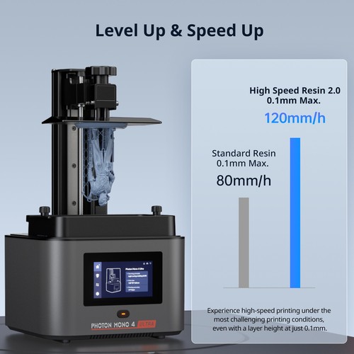 ANYCUBIC Photon Mono 4 Ultra 10K COB Resin 3D Printer 70mm/s High Speed Print