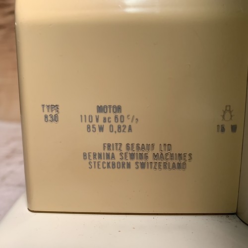 Vintage Bernina Sewing Machine (Type 830)