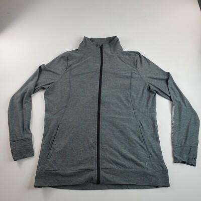 Sports Performance by Tchibo Womens Gray Dri Active Plus Jacket J249+WH Size L