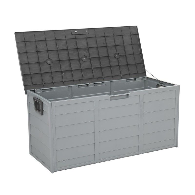 75 Gallon Outdoor Storage Box Rattan Garden Cushion Organizer Patio