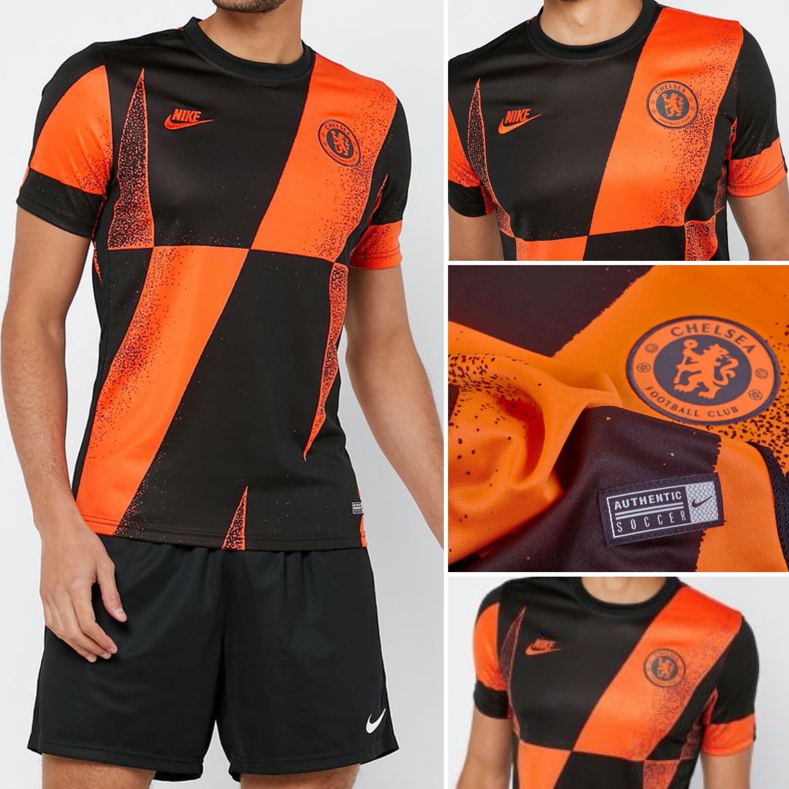 NWT Nike Chelsea FC Pre Match Soccer Football Jersey Top NWT Nike Chelsea FC Pre Match Soccer Football Jersey Top