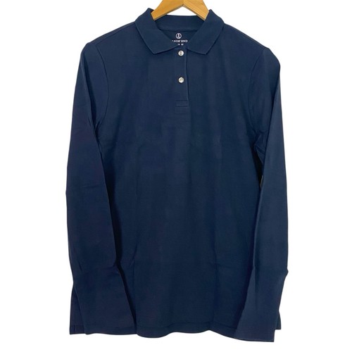 90s~ Lands’ End USA Sweatshirt Polo 90s LAND'S END polo sweat navy USA製 90s LANDS'END Sweat