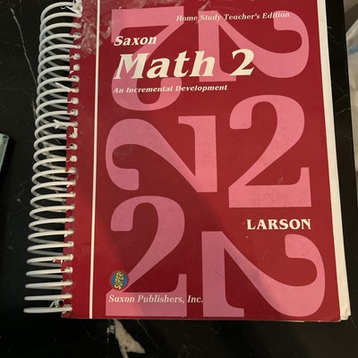 saxon math 2 teacher