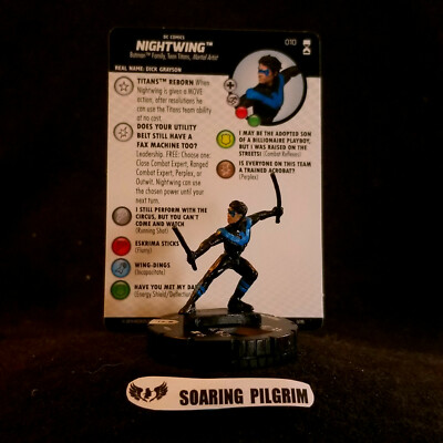 NIGHTWING - 010 - Common Figure DC Heroclix Rebirth Set #10