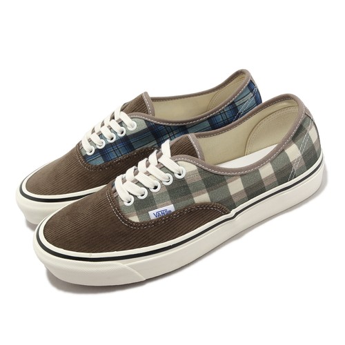 

Мужские кроссовки Vans Authentic 44 DX Anaheim Fasctory OG-Cordury в клетку унисекс VN0005U81NU, Коричневый, Authentic 44 Dx