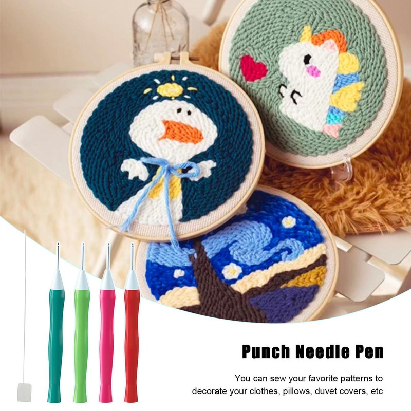Punch Needles Sewing Craft Rug Embroidery Pens With Needle T