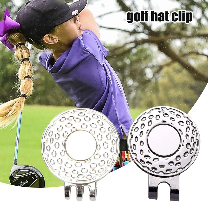 Magnetic Ball Maker Hat Clips Golf Ball Marker Holder Easy-to-Attach Golf Tools