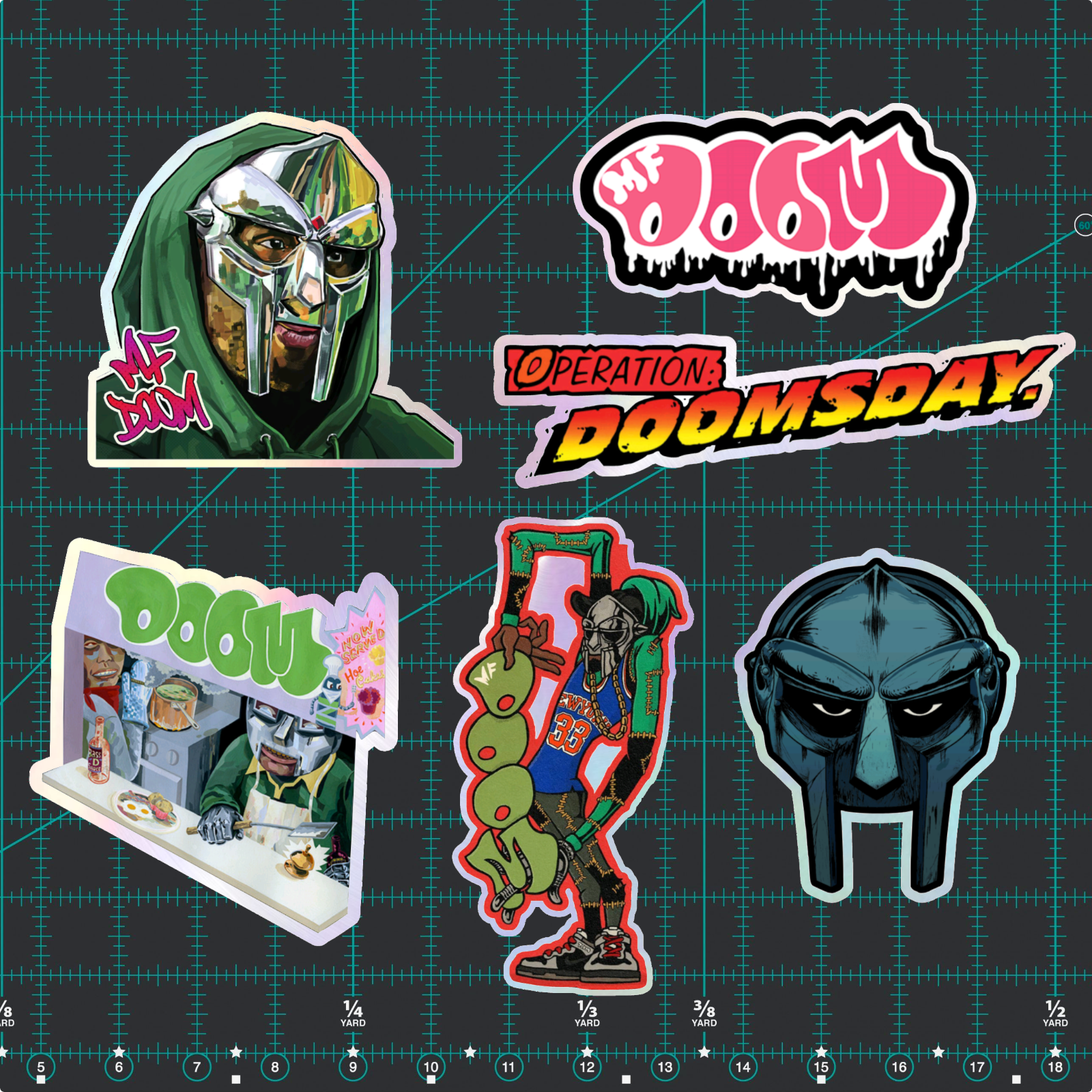 FRANK MF DOOM スペシャルエディションステッカーパック 新品未開封 FRANK MF DOOM スペシャルエディションステッカーパック