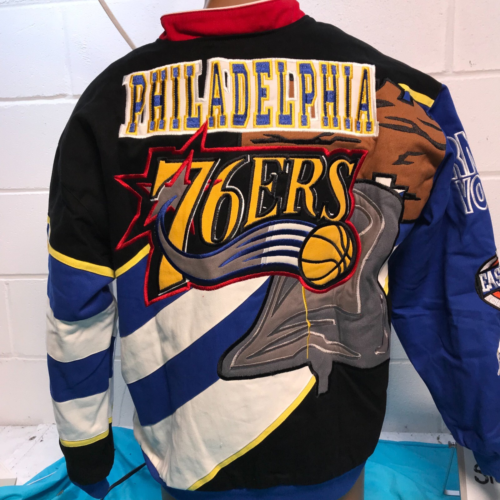 Philadelphia 76ers Basketball Varsity Jacket DUDACK Classics Philadelphia 76ers Basketball Varsity Jacket DUDACK Classics