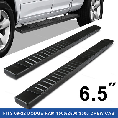 6.5'' Running Boards Side Step Nerf Bars Fits 2009-2018 DODGE Ram 1500 Crew Cab