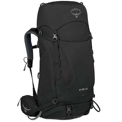 Osprey Kyte 48 Liter Women's Hiking Backpack Trekking Backpack Black NEW