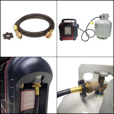 5-foot Propane Hose Assembly.