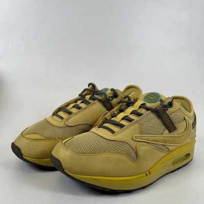 Nike Air Max 1 Travis Scott Cactus Jack Saturn Gold Mens 10 DO9392-700