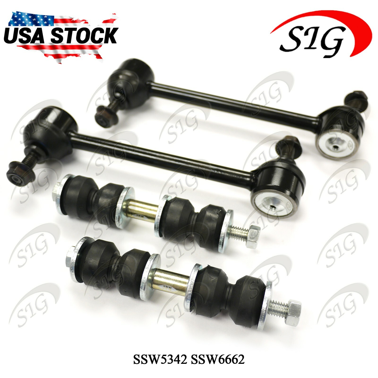 4Pc JPN Front Rear Suspension Sway Bar Link Kit For Chevrolet Impala 2000-2013
